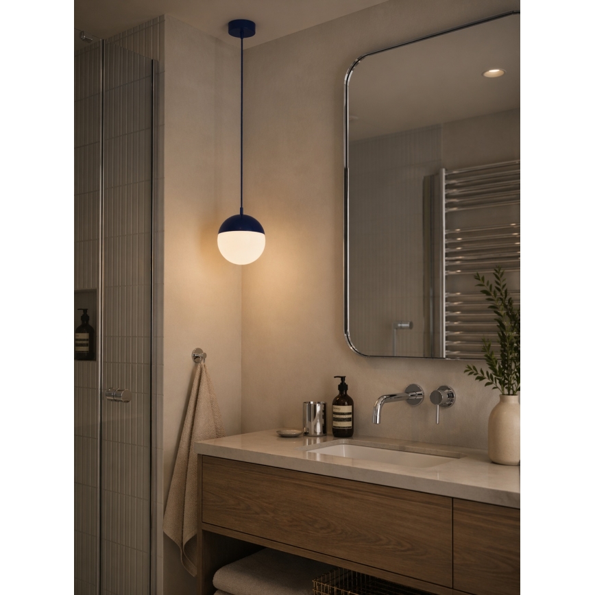 Argon 9000 - väljas kasutatav ripplühter kaabliga LIV 1xE27/15W/230V IP44 sinine