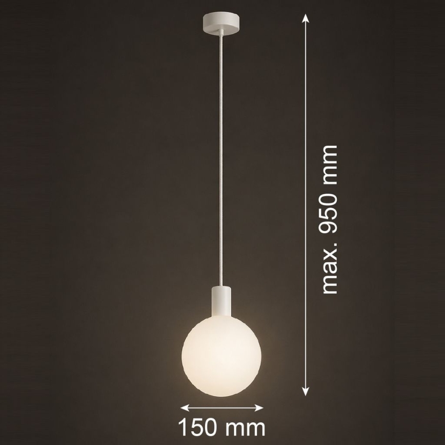 Argon 9004 - Väliripats kaablil ORE 1xG9/6W/230V IP44 valge