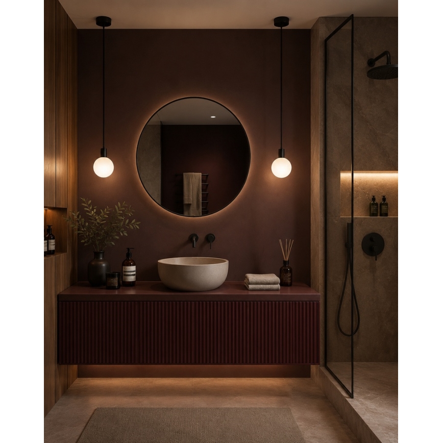 Argon 9005 - Välisvalgusti riputuskaabliga ORE 1xG9/6W/230V IP44 must