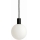 Argon 9005 - välirippvalgusti kaabliga ORE 1xG9/6W/230V must