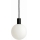 Argon 9005 - Välisvalgusti riputuskaabliga ORE 1xG9/6W/230V IP44 must