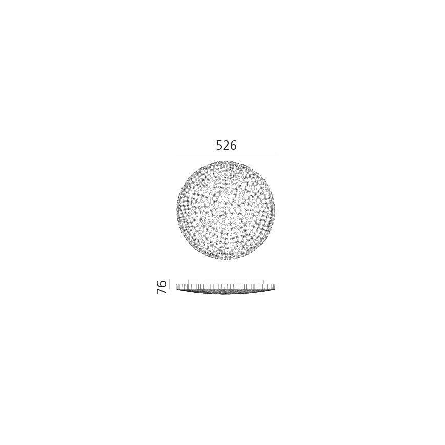 Artemide 0210010APP - LED Hämardatav laevalgusti CALIPSO LED/50W/230V 3000K
