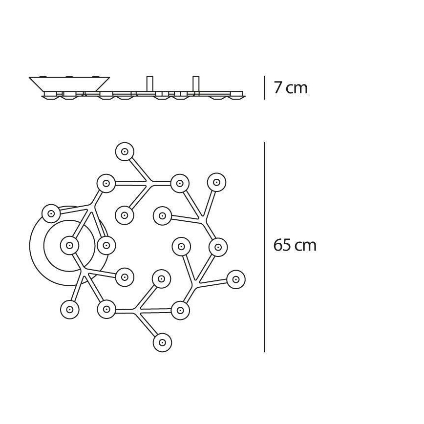 Artemide 1594050APP - LED Hämardatav laevalgusti NET LED/43W/230V 3000K
