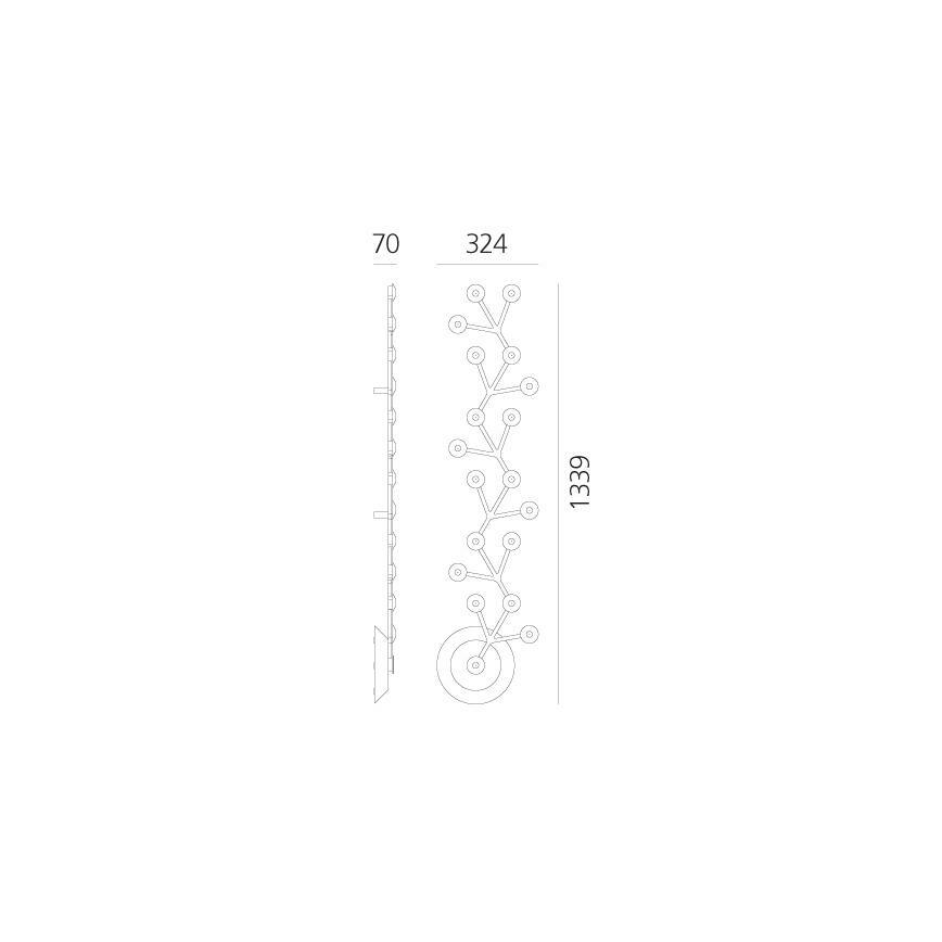 Artemide 1596050APP - LED Hämardatav laevalgusti NET LED/45W/230V 3000K
