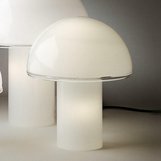 Artemide A006300 - Laualamp ONFALE 1xE14/5W/230V + 1xE27/13W valge