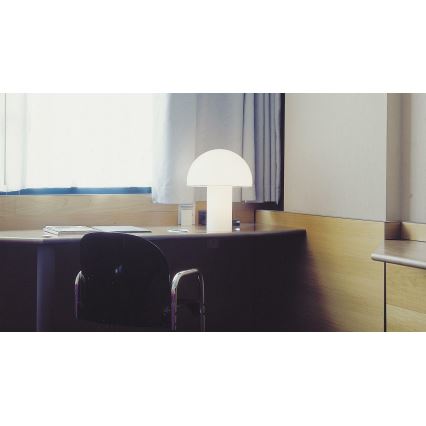 Artemide A006300 - Laualamp ONFALE 1xE14/5W/230V + 1xE27/13W valge
