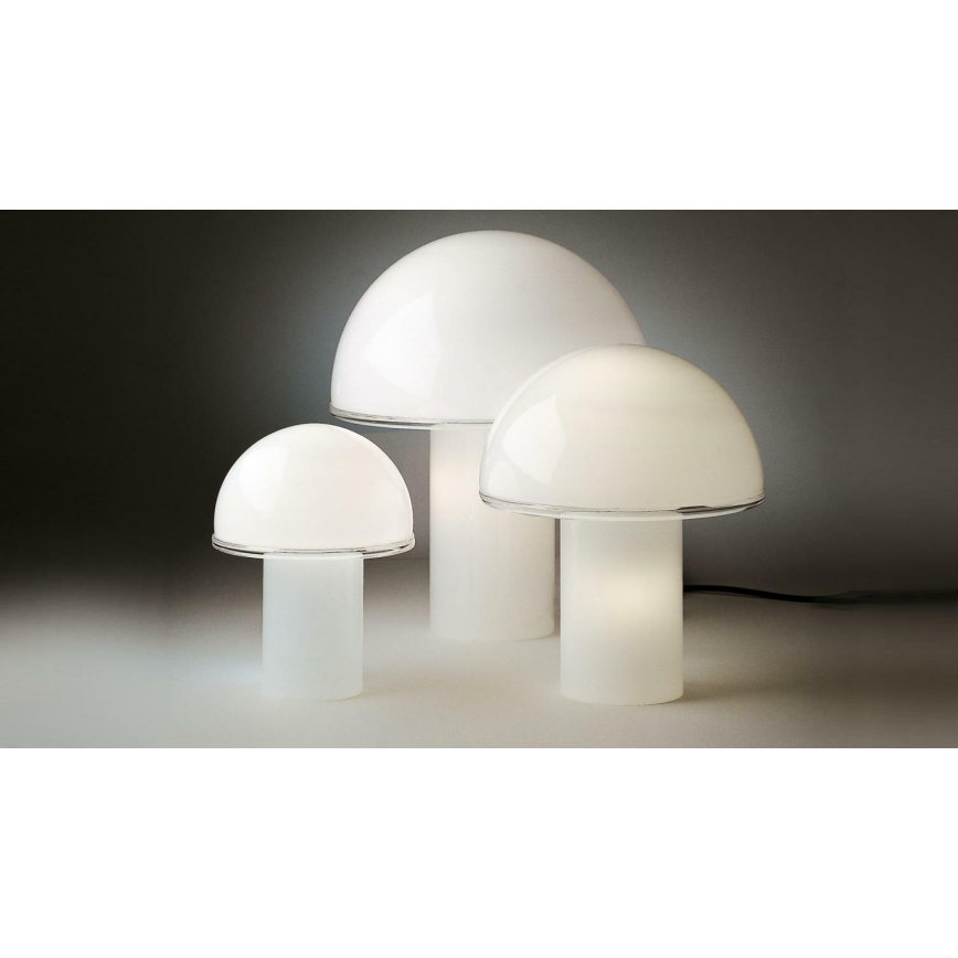 Artemide A006300 - Laualamp ONFALE 1xE14/5W/230V + 1xE27/13W valge