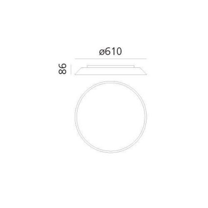 Artemide AR 0241320A - LED Laevalgusti FEBE 4xLED/30W/230V