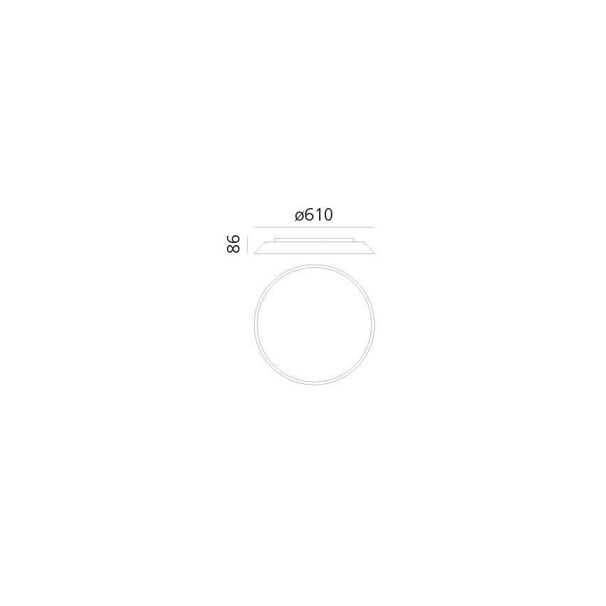 Artemide AR 0241320A - LED Laevalgusti FEBE 4xLED/30W/230V