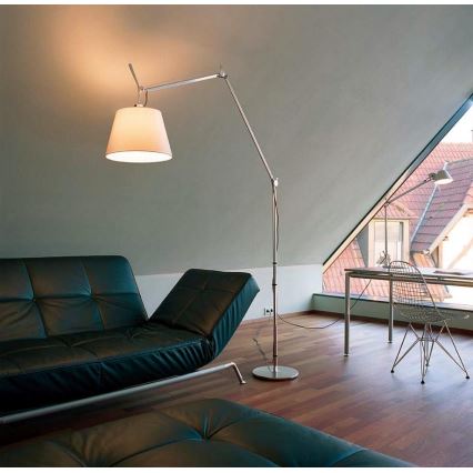 Artemide AR 0947010A+AR A012820 KOMPLET - Põrandalamp TOLOMEO BASCULANTE 1xE27/100W/230V