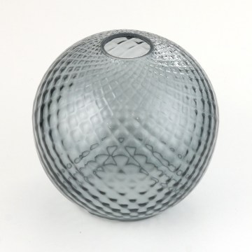 Asendusklaas lühtri ja seinavalgusti DEVON E27 jaoks, läbimõõt 18 cm, suitsuhall
