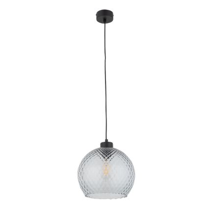 Asendusklaas lühtri ja seinavalgusti DEVON E27 jaoks, läbimõõt 18 cm, suitsuhall