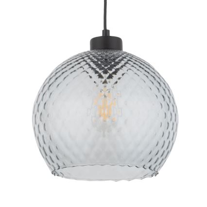 Asendusklaas lühtri ja seinavalgusti DEVON E27 jaoks, läbimõõt 18 cm, suitsuhall