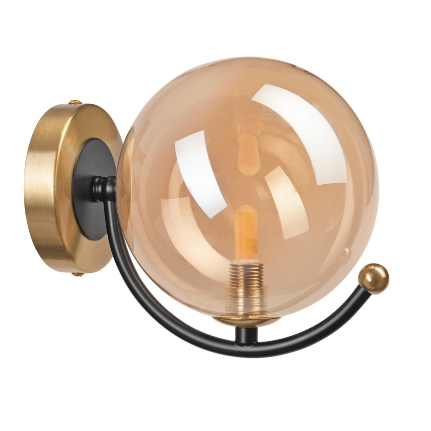 Asendusklaas lühtrile ja seinavalgustile GEORGIA G9, läbimõõt 12 cm, suitsune beež