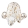 Asendusklaas lühtrile ANIA E14 95x130 mm läbipaistev