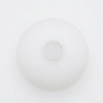 Asendusklaas lühtrile E14 d. 15 cm valge