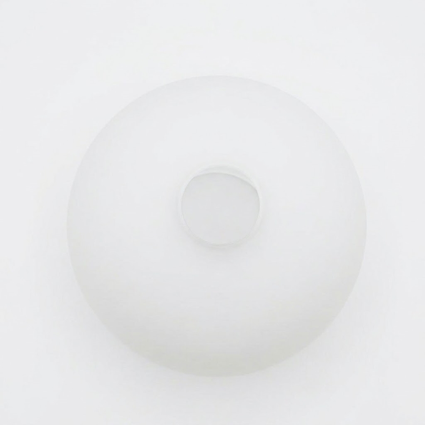 Asendusklaas lühtrile E14 d. 15 cm valge