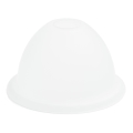 Asendusklaas lühtrile E27 d. 19 cm valge