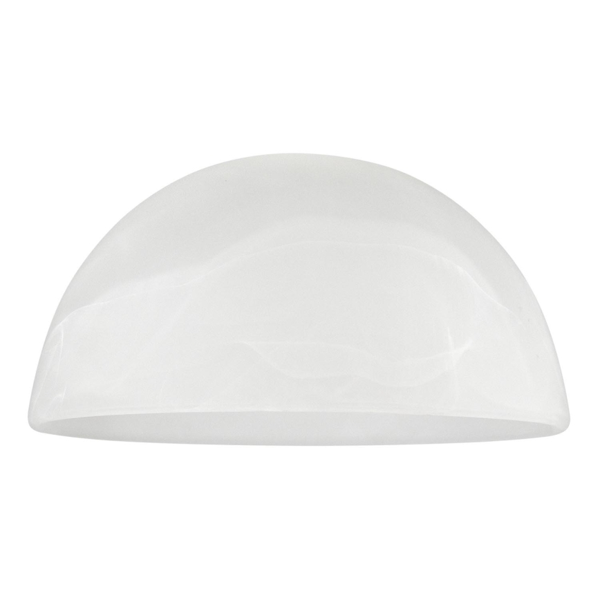 Asendusklaas lühtrile E27 d. 19 cm valge