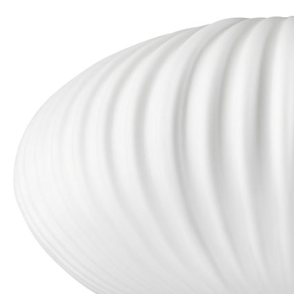 Asendusklaas lühtrile HARMA E27 14x25 cm valge