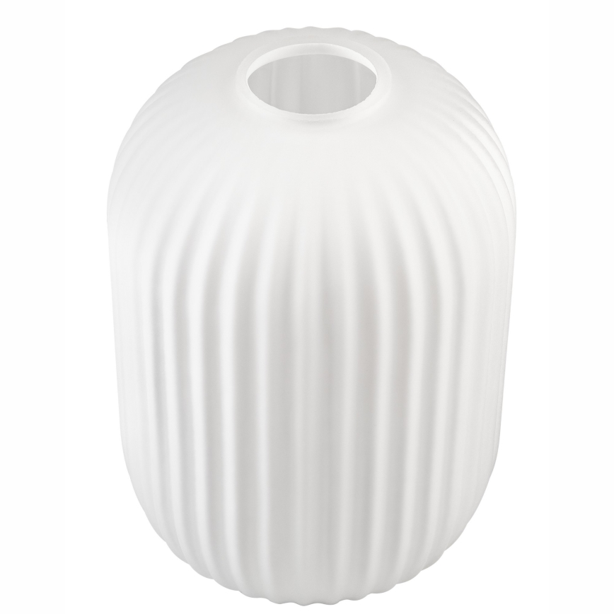 Asendusklaas lühtrile HARMA E27 21x14 cm valge
