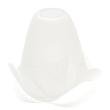 Asendusklaas lühtrile ja lamp SISI E14 d. 13 cm valge