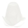 Asendusklaas lühtrile ja lamp SISI E14 d. 13 cm valge