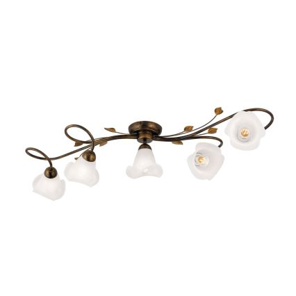 Asendusklaas lühtrile ja lamp SISI E14 d. 13 cm valge
