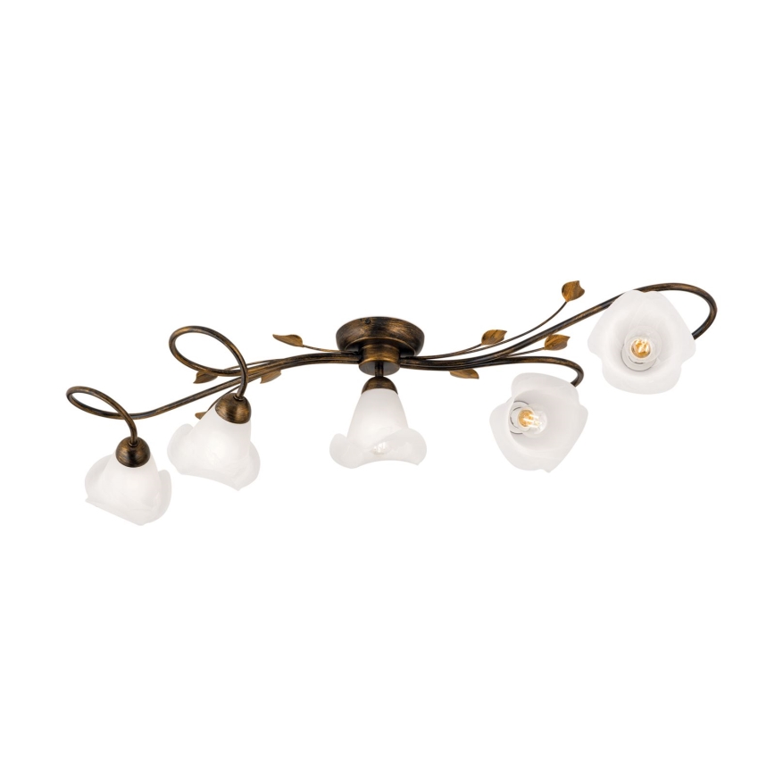 Asendusklaas lühtrile ja lamp SISI E14 d. 13 cm valge