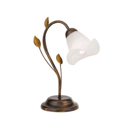 Asendusklaas lühtrile ja lamp SISI E14 d. 13 cm valge