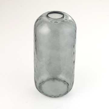 Asendusklaas lühtrile KARO E27, läbimõõt 14 cm, suitsuhall