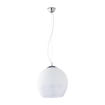 Asendusklaas lühtrile KULA E27, läbimõõt 38 cm, valge/läbipaistev