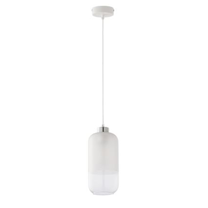 Asendusklaas lühtrile MARCO E27, läbimõõt 14 cm, läbipaistev/valge