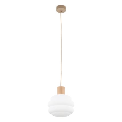 Asendusklaas lühtrile MELIA E27, läbimõõt 20 cm, valge