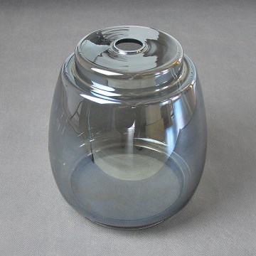Asendusklaas lühtrile PILAR E27, suitsuhall