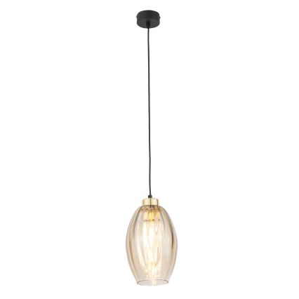 Asendusklaas lühtrile SEBO E27, läbimõõt 17 cm, suitsune beež