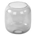 Asendusklaas ripp-lühtrile E27, läbimõõt 14 cm, suitsuhall