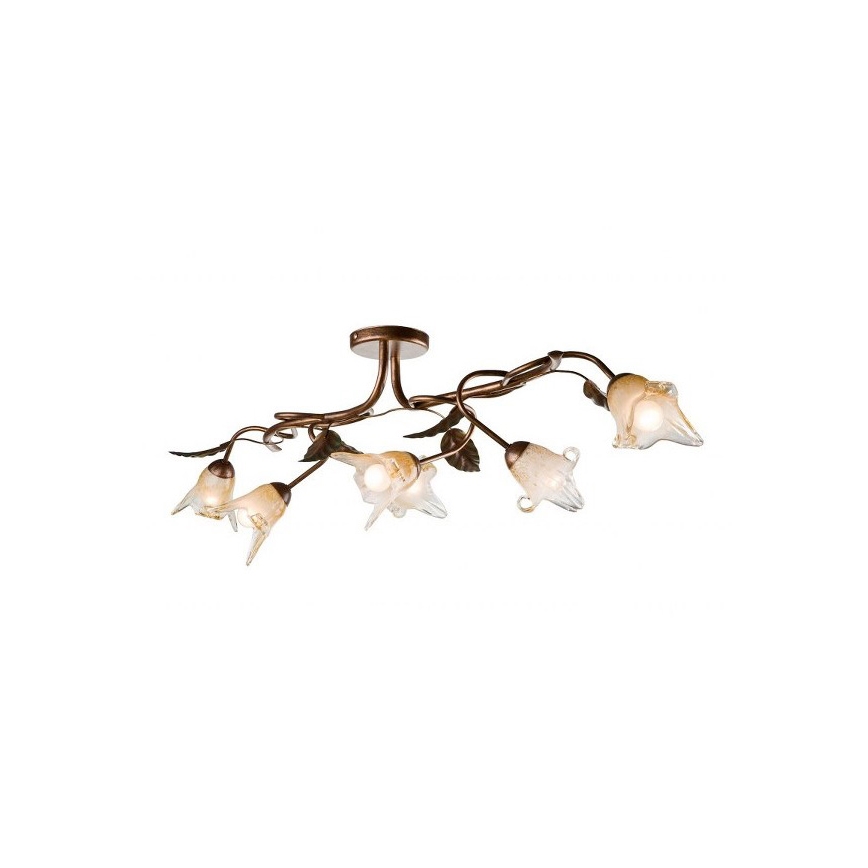 Asendusklaas lühtrile ANIA E14 95x130 mm läbipaistev