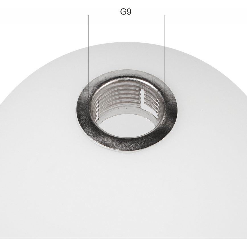 Asendusklaas lühtrile ASTRO G9 d. 10 cm