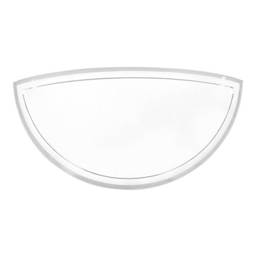 Asenduskuppel klaasist Luxera UFO-STANDARD 130x250 mm läbipaistev