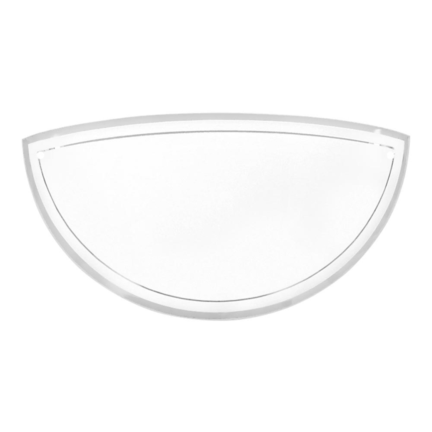 Asenduskuppel klaasist Luxera UFO-STANDARD 130x250 mm läbipaistev