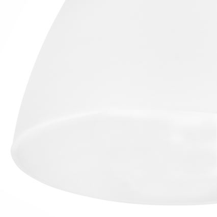 Asendusklaas lühtrile, laualambile, põrandalambile, seinavalgustile ja laevalgustile MIRANDA E27 110x130 mm valge