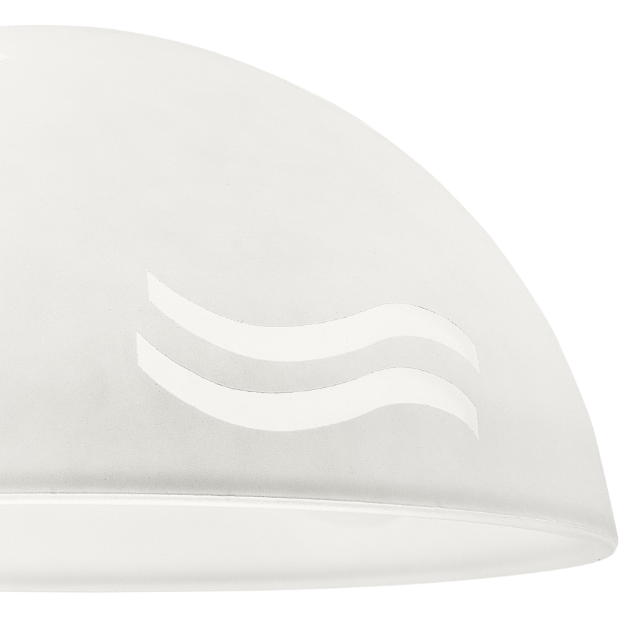 Asendusklaas lühtrile SFERA E27 140x300 mm valge