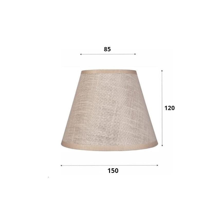 Asendusvari lühtrile ja seinavalgustile ANTONIO E14 120x150 mm beež