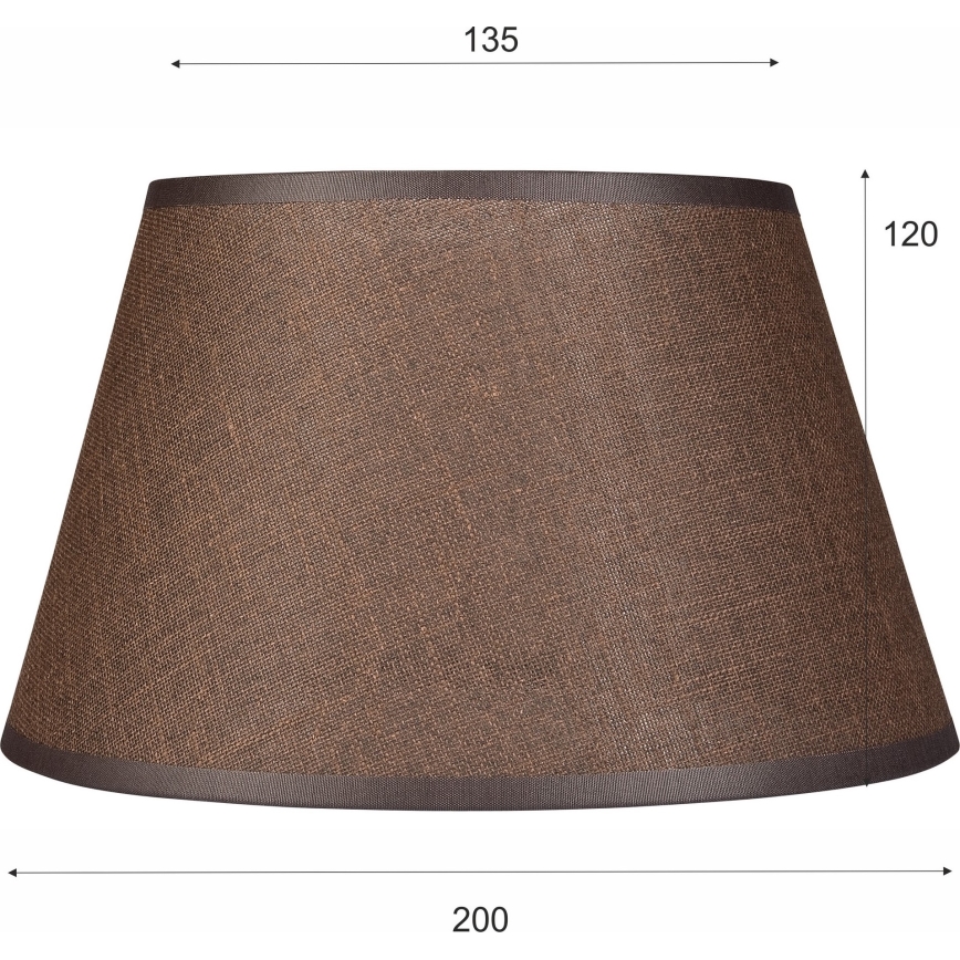Asendusvari lühtrile ja seinavalgustile ANTONIO E14 120x200 mm pruun