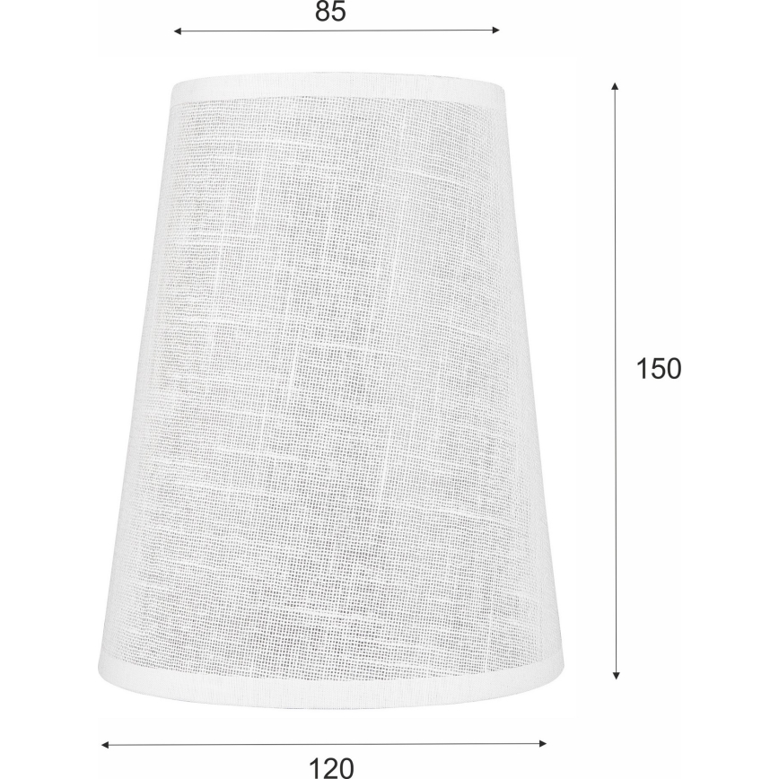 Asendusvari lühtrile ja seinavalgustile ANTONIO E14 150x120 mm valge