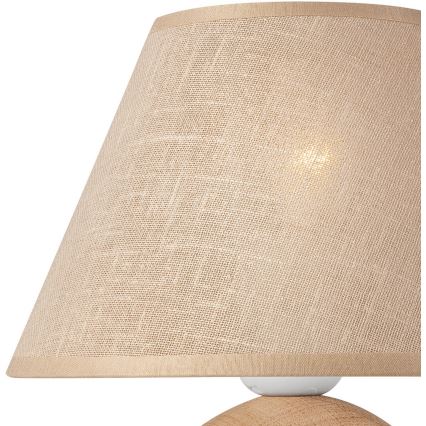 Asendusklaas laualambile JUTA E27 d. 19 cm beež