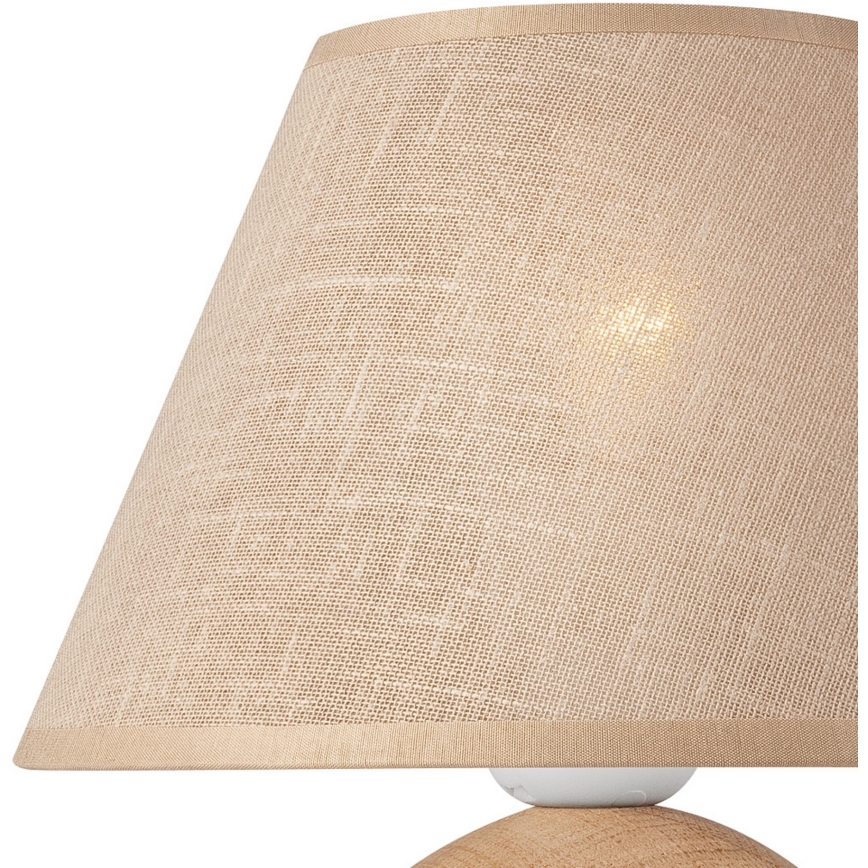 Asendusklaas laualambile JUTA E27 d. 19 cm beež