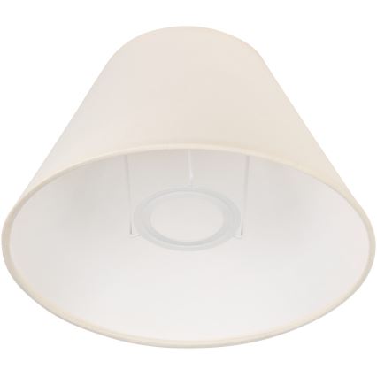 Asendusklaas laualambile JUTA E27 d. 19 cm kreemikas