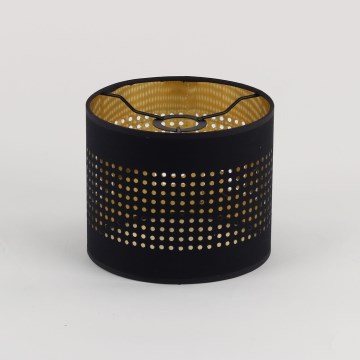 Asenduslambivarjuk lühtrile BOGART E27, Ø 16 cm, must/kuldne